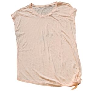 Gaiam Sleeveless Burnout Tie Side Top